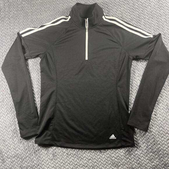 adidas Shirt, Men's Size Small, Black, 1/4 Zip Up, Golf Sweatshirt, Long Sleeve - Picture 1 of 9